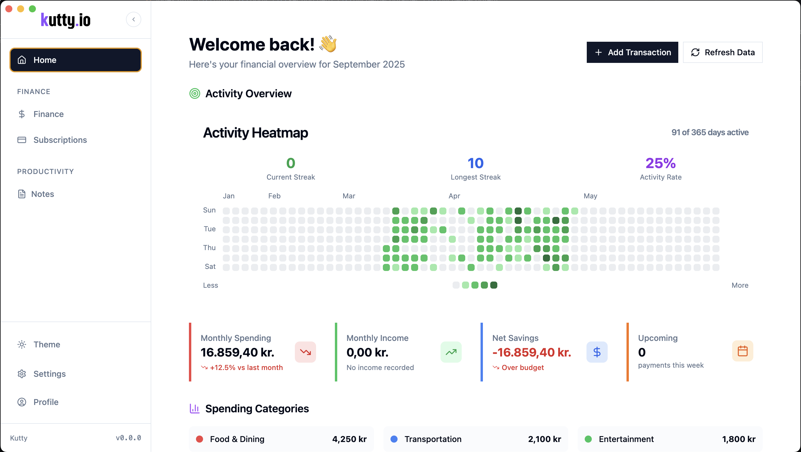 Kutty App Screenshot